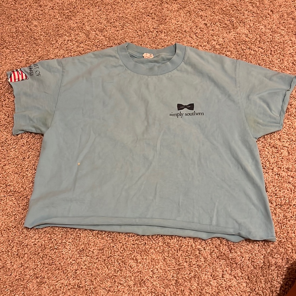 Simply southern shirt cropped!